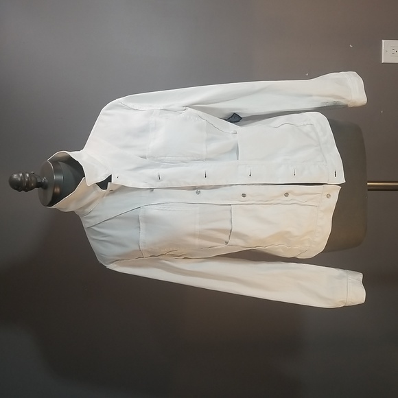 Jones New York Signature cotton spandex white jacket size large - Picture 10 of 13